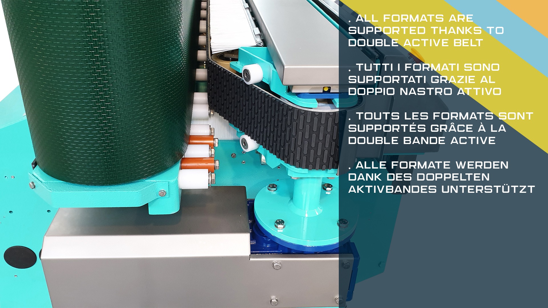 Bandkantenautomaten LCV-TF Der vertikale Doppelfördergurt  für kleine Teile bis 100x60x10 mm – Bild 3