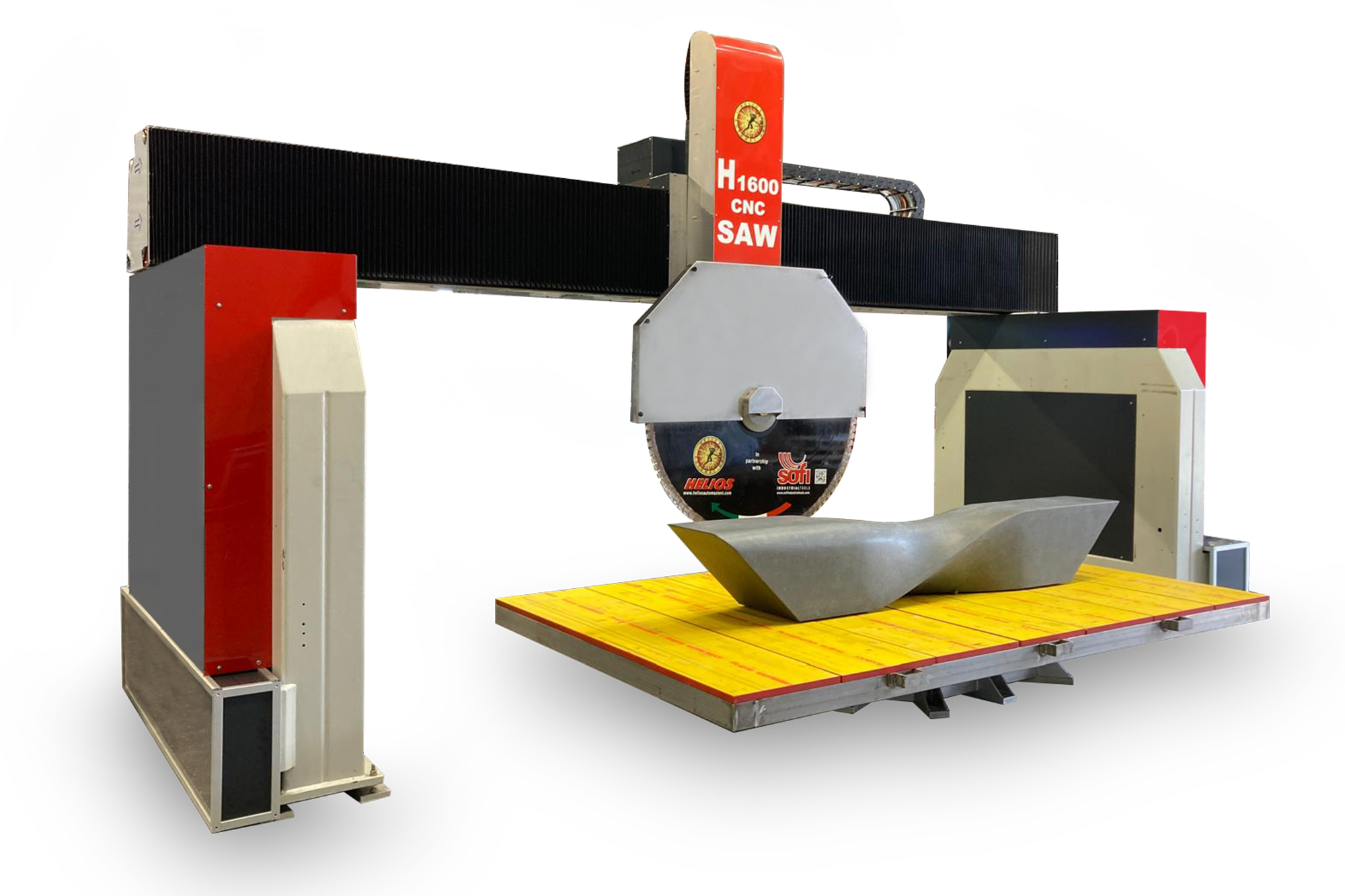 H 1600 4-Achsen Brückensäge von Helios