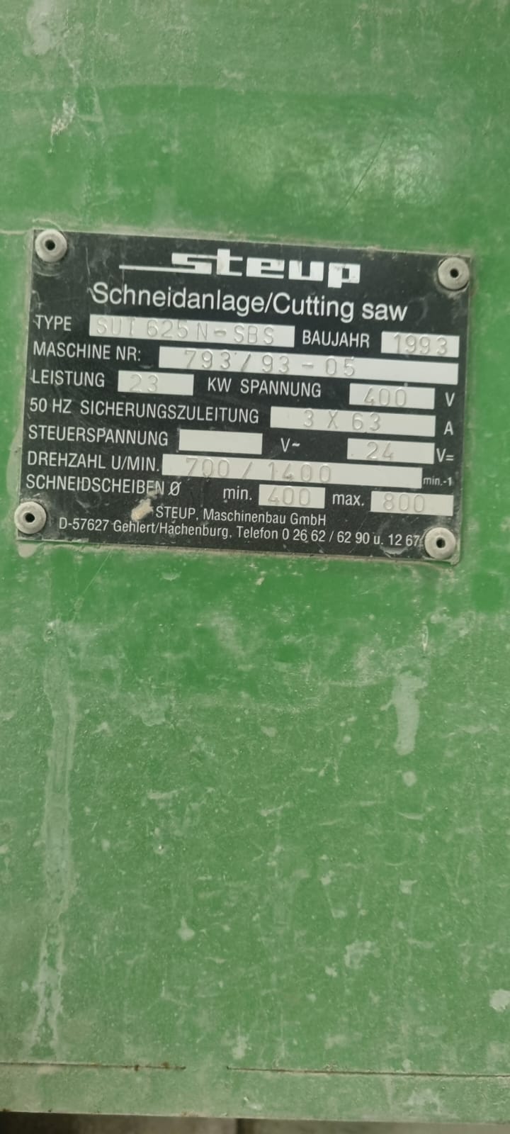 Brückensäge Steup mit Drehtisch – Bild 2